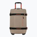 American Tourister Urban Track Duffle kerekekkel 55 l bézs / narancssárga utazótáska