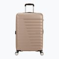 Utazó bőrönd American Tourister Flashline Spinner 67 75 l ivory gold