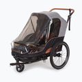 Kerékpár utánfutó két személyre bobike Moobe szürke-fekete 8616000001