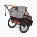 Kerékpár utánfutó két személyre bobike Moobe szürke-fekete 8616000001 2