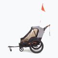 Kerékpár utánfutó két személyre bobike Moobe szürke-fekete 8616000001 5