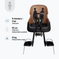 Kerékpár ülés bobike Exclusive Mini Evolve fahéj barna 10