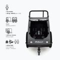 Kerékpár utánfutó Polisport Kids Trailer&Stroller black/grey 7