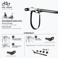Kerékpár utánfutó Polisport Kids Trailer&Stroller black/grey 8