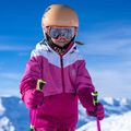 Gyerek síkesztyű LEGO Lwazun 705 dark pink 5