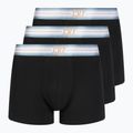 Férfi boxeralsó CR7 Basic Trunk 3 darab black/navy blue