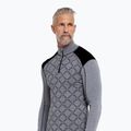 Férfi Termoaktiv pulóver Dovre Half Zip Jacquard grey 3