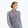Női Termoaktiv pulóver Dovre Half Zip Jacquard grey 2