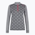 Női Termoaktiv pulóver Dovre Half Zip Jacquard grey 5