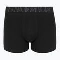 Férfi boxeralsók CR7 Basic Trunk 4 pár 2492 BLACK 3