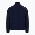 Férfi pulóver Dovre Ribbed Knit Half Zip navy 2