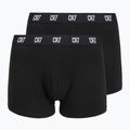 Férfi boxer nadrág CR7 Fashion Trunk 2 pack black