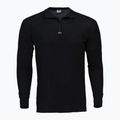 Férfi Termoaktiv pulóver Dovre Wool Half Zip black