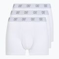 Férfi CR7 Basic Trunk boxeralsó 3 pár fehér