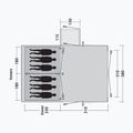 Outwell 6 személyes kemping sátor Montana 6PE tengerészkék 111206 5