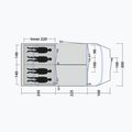 Kempingsátor 4-osobowy Outwell Sacramento 4 Air blue 10