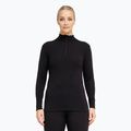 Női Termoaktiv pulóver Dovre Wool Zip black
