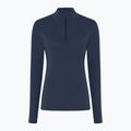 Női Termoaktiv pulóver Dovre Wool Zip navy