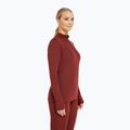 Női Termoaktiv pulóver Dovre Wool Zip burgundy 3
