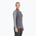 Női Termoaktiv pulóver Dovre Wool Organic Half Zip grey 2