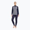 Női Termoaktiv pulóver Dovre Wool Organic Half Zip navy 2