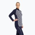 Női Termoaktiv pulóver Dovre Wool Organic Half Zip navy 3
