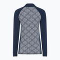 Női Termoaktiv pulóver Dovre Wool Organic Half Zip navy 7