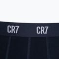 Férfi CR7 Basic Trunk boxeralsó 3 pár szürke melange/fehér/tengerészkék 10