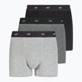 Férfi boxeralsó CR7 Bamboo Trunk FSC 3 darab black/dark grey/grey