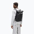 Városi hátizsák Rains Rucksack Rolltop 13 + 4 l black 4