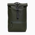 Városi hátizsák Rains Rucksack Rolltop 13 + 4 l green