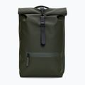 városi hátizsák Rains Rucksack Rolltop W3 13 l green