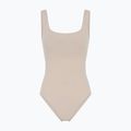 Girlfriend Collective Penny Square Neck krém női tréning body 7