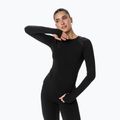 Női edző hosszú ujjú felső Cardio Bunny  black