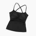 Női edzőpóló Cardio Bunny With Built-in Black bra 6