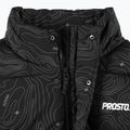 Férfi PROSTO Puff Pattern pehelypaplan dzseki fekete KL222MOUT1052 4