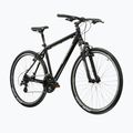 Férfi városi kerékpár KROSS Move 1.0 black/silver/gloss 2