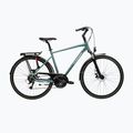 Férfi trekking kerékpár KROSS Trans 3.0 green/silver/gloss