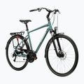 Férfi trekking kerékpár KROSS Trans 3.0 green/silver/gloss 2