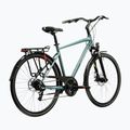 Férfi trekking kerékpár KROSS Trans 3.0 green/silver/gloss 3