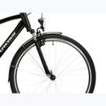 Férfi trekking kerékpár KROSS Trans 1.0 black/silver/gloss 6