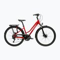 Női trekking kerékpár KROSS Trans 5.0 In red/silver/gloss