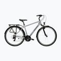 Férfi trekking kerékpár KROSS Trans 1.0 grey/black/gloss