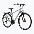 Férfi trekking kerékpár KROSS Trans 1.0 grey/black/gloss 2