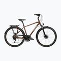 Trekking kerékpár KROSS Trans 5.0 brown/silver/gloss