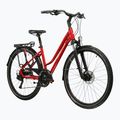 Női trekking kerékpár KROSS Trans 5.0 In red/silver/gloss 2