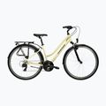 Női trekking kerékpár KROSS Trans 1.0 In beige/purple/gloss