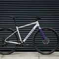 Gravel kerékpár KROSS Esker 1.0 FL grey/purple/gloss 13