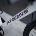 Gravel kerékpár KROSS Esker 1.0 FL grey/purple/gloss 14
