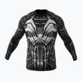 SMMASH Venomous férfi hosszú ujjú rashguard fekete-fehér RSO3